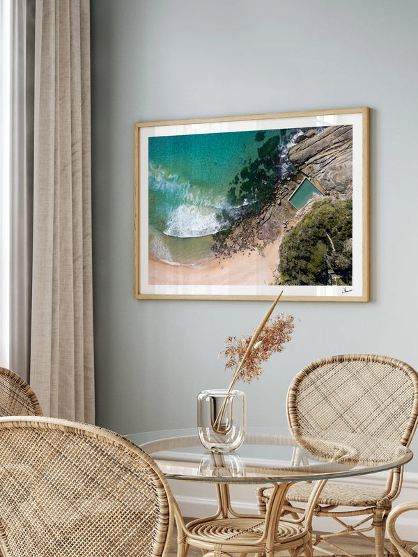 Whale Beach Rock Pool 01 - Wall Art Print