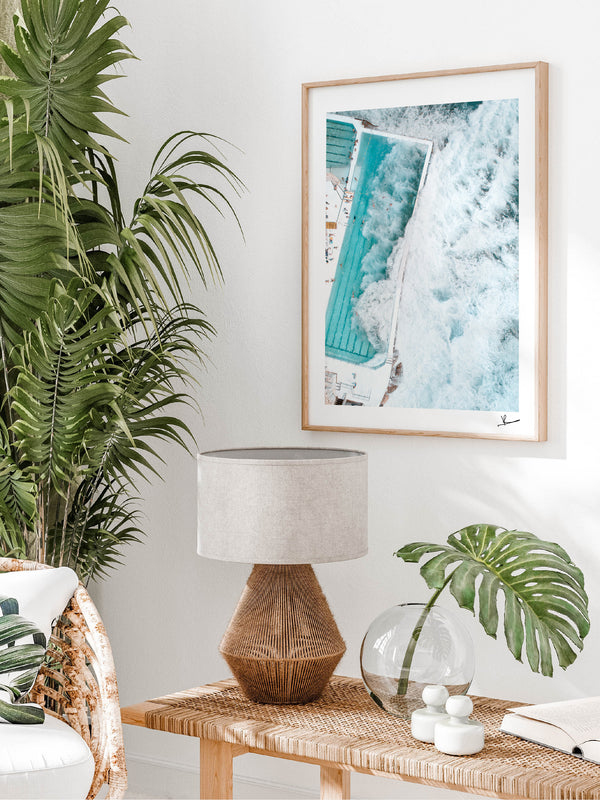 Bondi Icebergs Wipe Out 05 - Wall Art Print