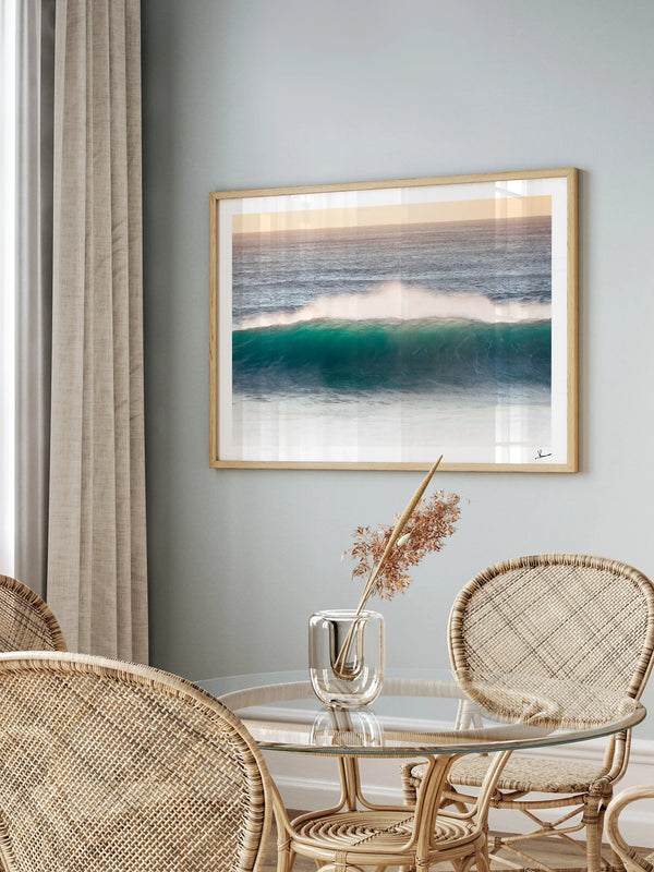 Morning Perfection – Ocean Wave Wall Art Print