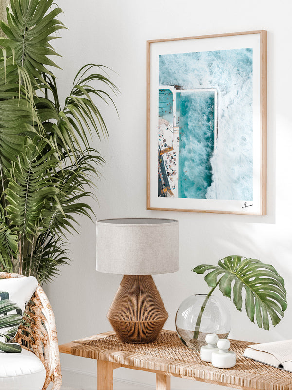 Bondi Icebergs Wipe Out 02 - Wall Art Print
