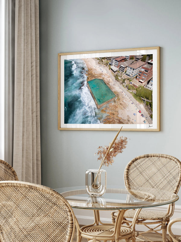 Cronulla pool 05 (southern bath) - Wall Art Print