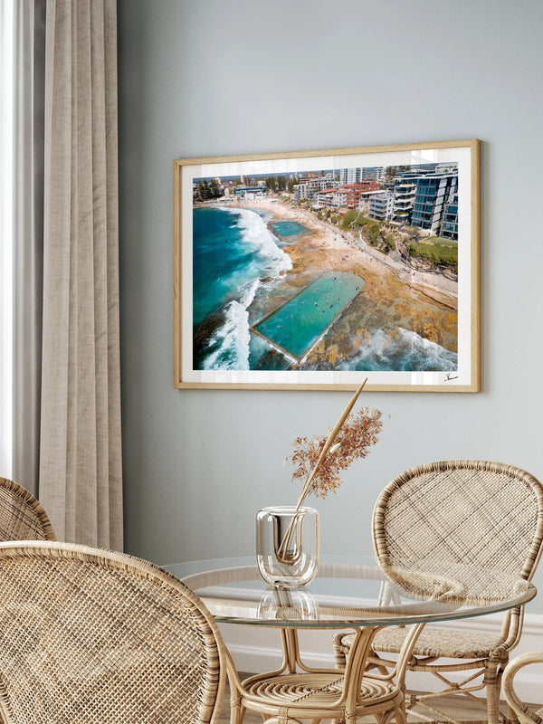 Cronulla pool 03 - Wall Art Print