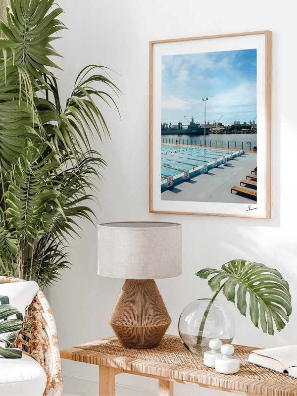 ABC pool 03 - Wall Art Print