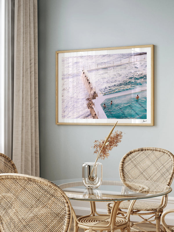 Bondi Bubble Bath – Bondi Beach Wall Art Print