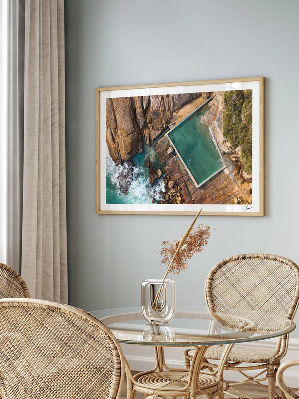 Whale Beach Rock Pool 02 - Northern Beaches Wall Art Print