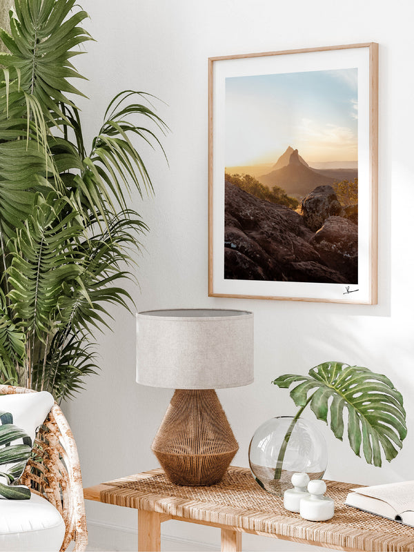 Glass House Mountains 01 - Wall Art Print