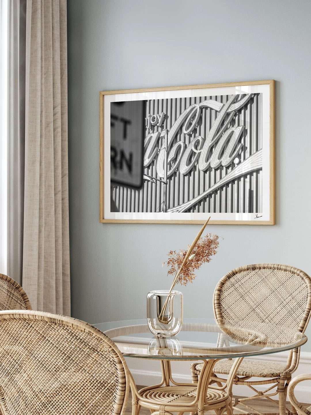 Coke Sign 02 - Wall Art Print