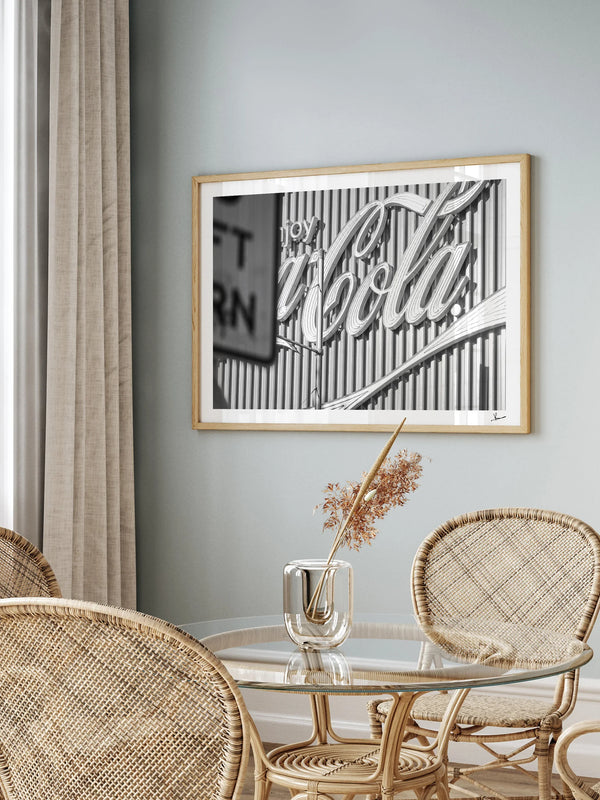 Coke Sign 02 - Wall Art Print