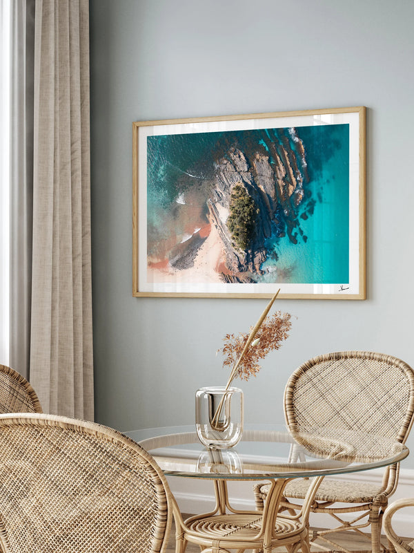 Hedgehog Island 01 (Seal Rocks) - Wall Art Print