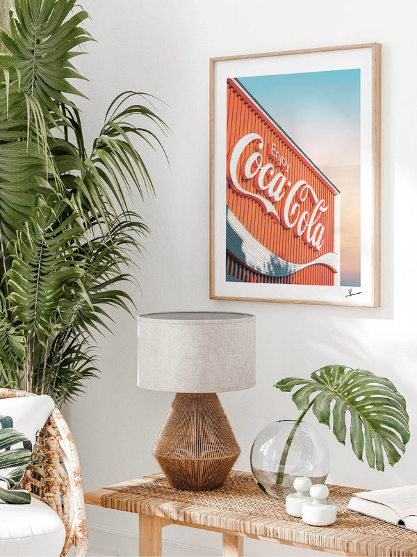 Coke Sign 01 - Wall Art Print