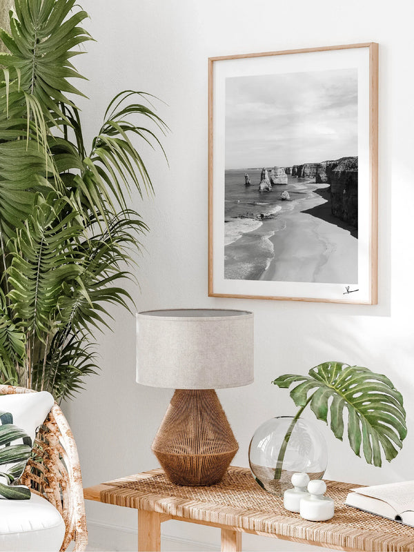 Twelve Apostles 02 (B&W) - Wall Art Print