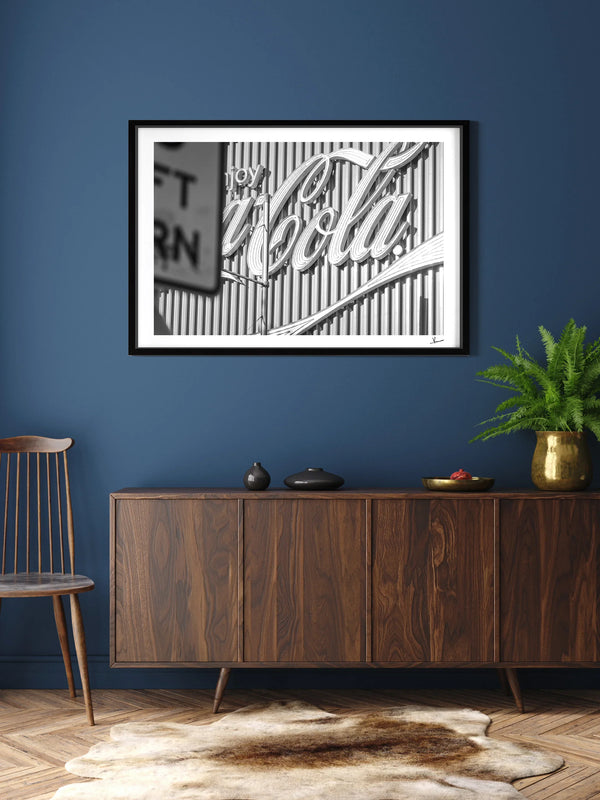 Coke Sign 02 - Wall Art Print