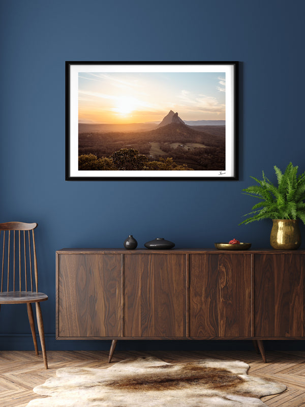 Glass House Mountains 02 - Wall Art Print