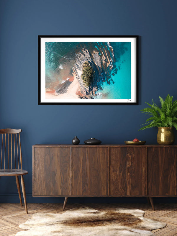 Hedgehog Island 01 (Seal Rocks) - Wall Art Print