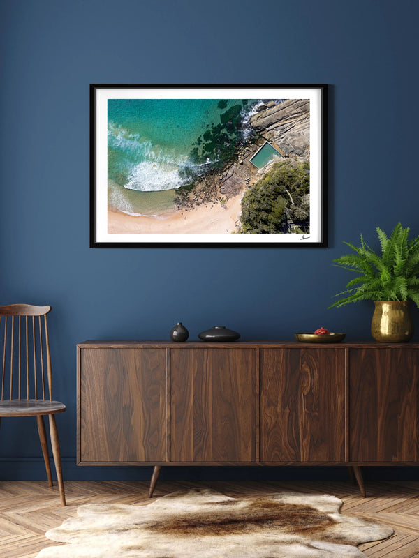 Whale Beach Rock Pool 01 - Wall Art Print