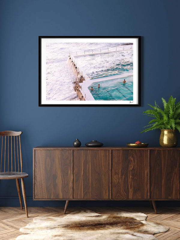 Bondi Bubble Bath – Bondi Beach Wall Art Print