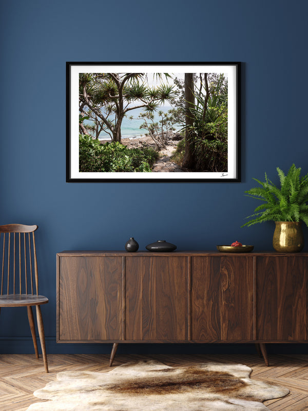 Down Pandanus Lane – Noosa National Park Wall Art Print