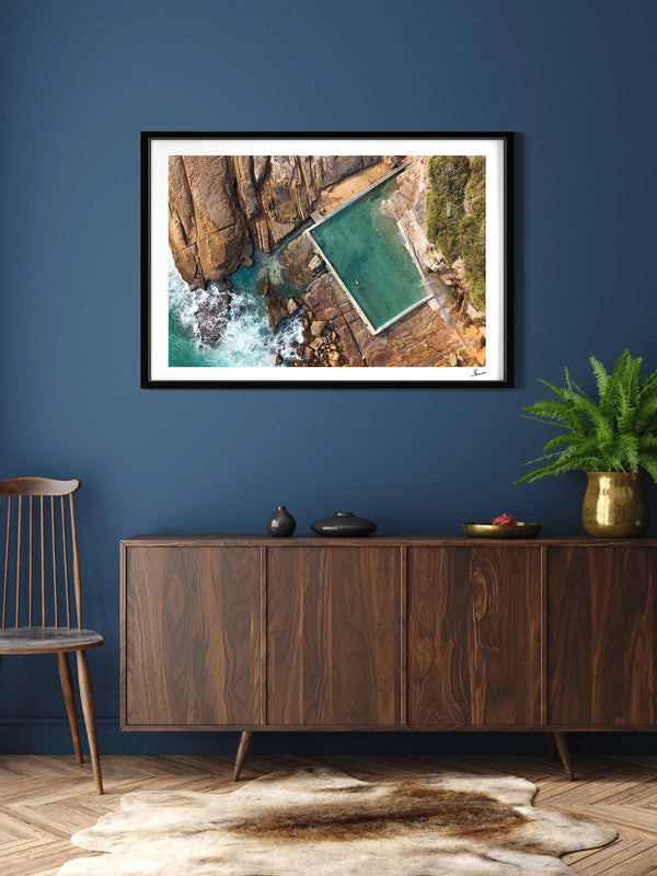 Whale Beach Rock Pool 02 - Northern Beaches Wall Art Print