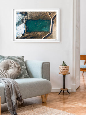 Wollongong Rock Pool — wall art print by Vincent Rommelaere · Australia Unseen