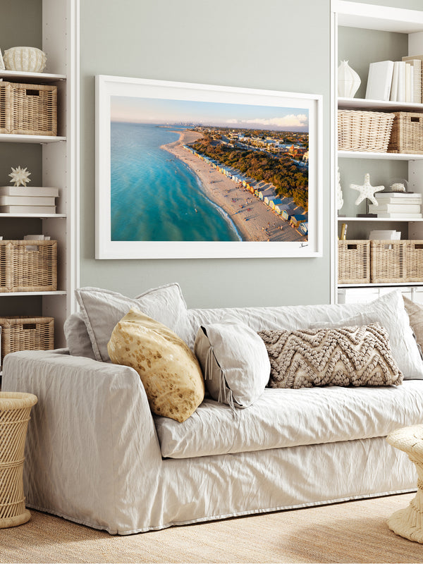 Brighton Bathing Boxes 02 - Wall Art Print