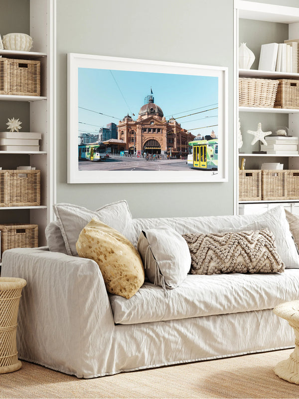 Flinders Street Station (day time) - Wall Art Print