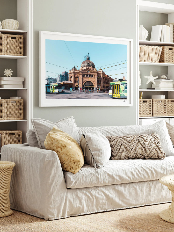 Flinders Street Station (day time) - Wall Art Print
