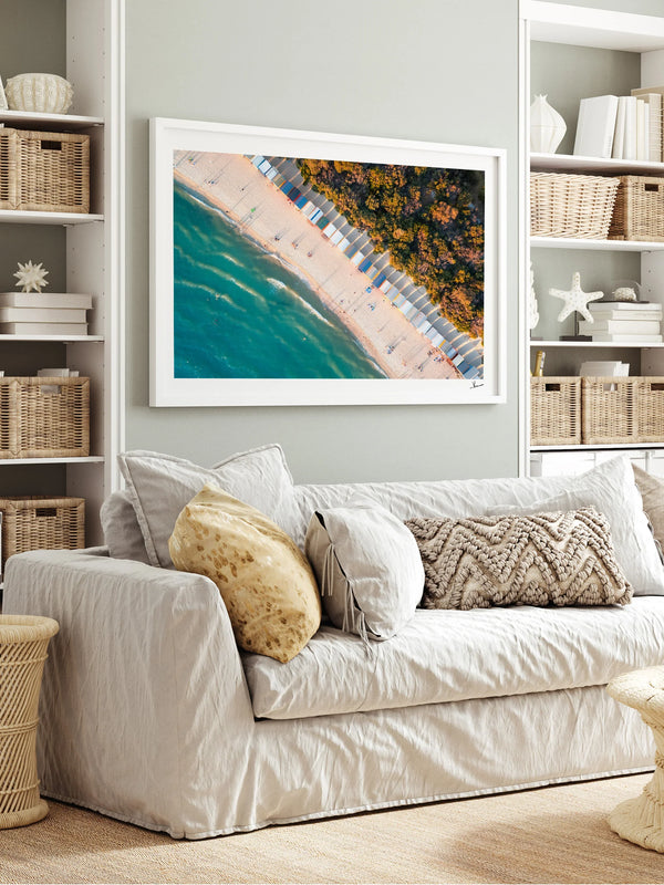 Brighton Bathing Boxes 03 - Wall Art Print