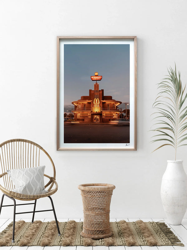 Art Deco Maccas 01 - Wall Art Print