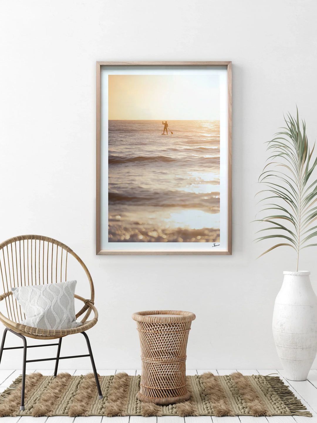 Sunrise stand-up Paddle (Dee Why Beach) - Wall Art Print