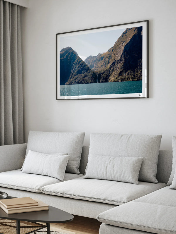 Stirling Falls 01 – Milford Sound New Zealand Wall Art Print