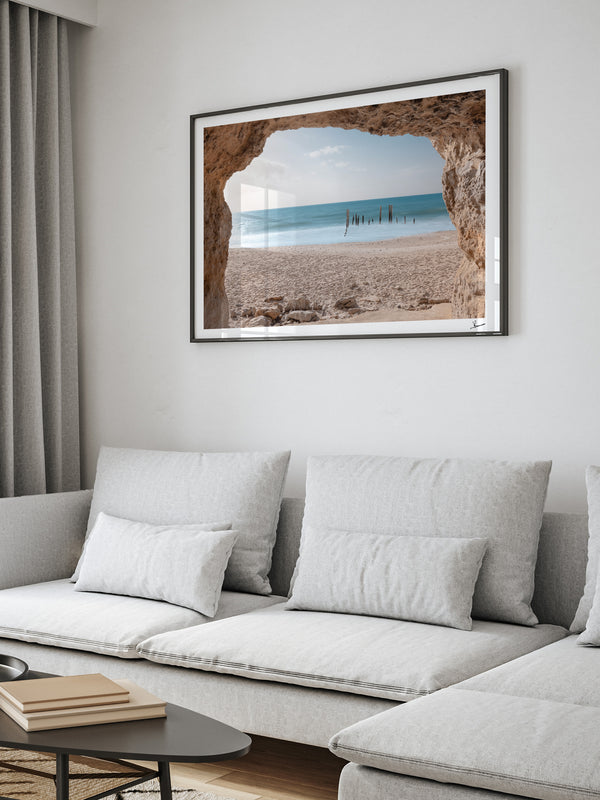 Port Willunga Jetty Pylons 01 – South Australia Wall Art Print