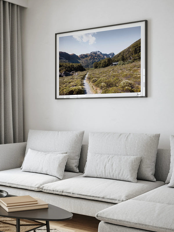 Arriving at Mackenzie Lodge – New Zealand Wall Art Print