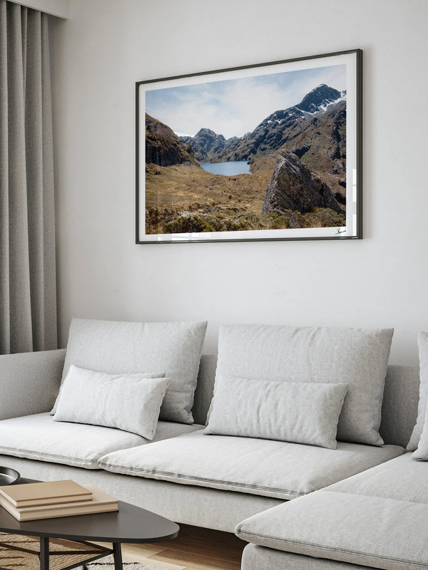 Lake Harris 01 – New Zealand Wall Art Print