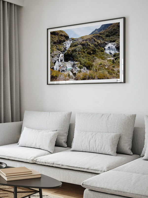 Routeburn Falls – New Zealand Wall Art Print