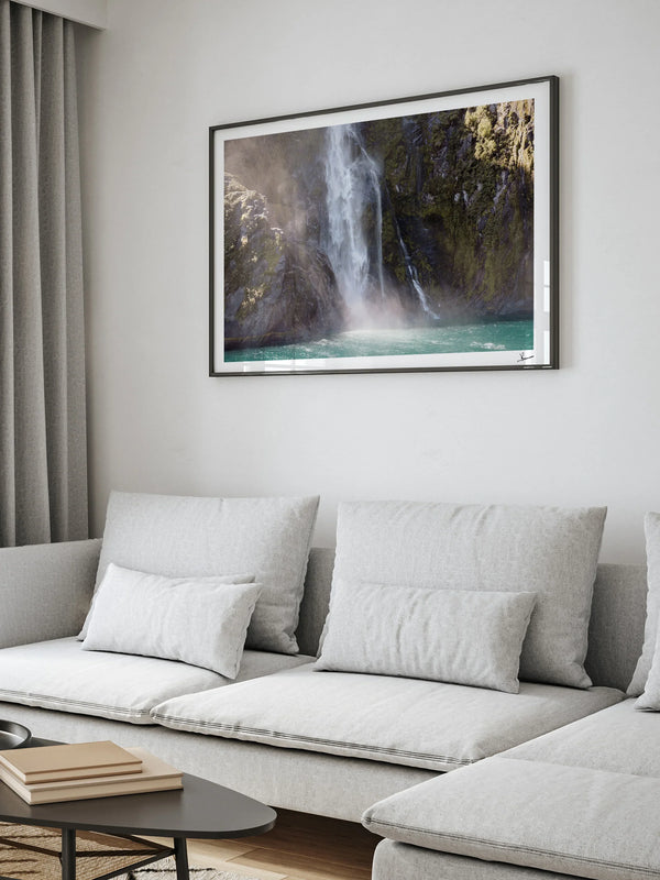 Stirling Falls 03 – Milford Sound New Zealand Wall Art Print