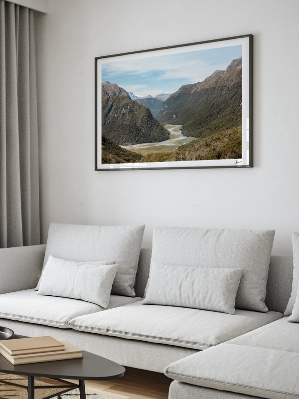 Routeburn Flats 02 – New Zealand Wall Art Print