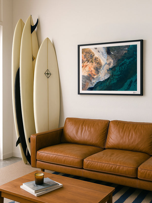 Ochre & Ocean – South Australia Wall Art Print