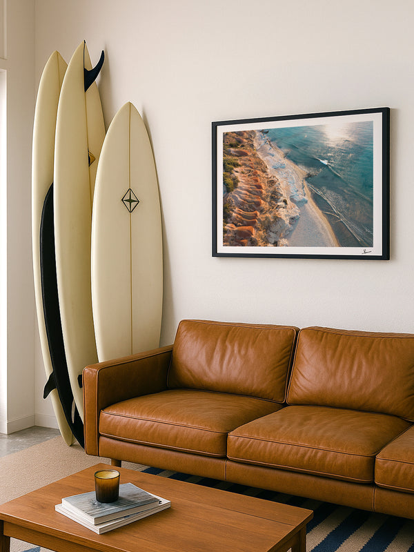 Golden Contours – South Australia Wall Art Print