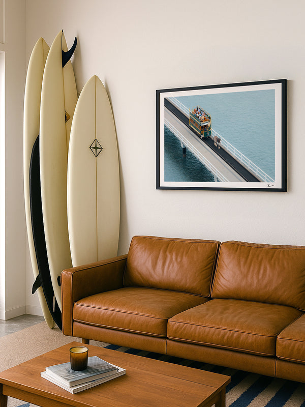 Victor Harbor Horse Drawn Tramway – South Australia Wall Art Print