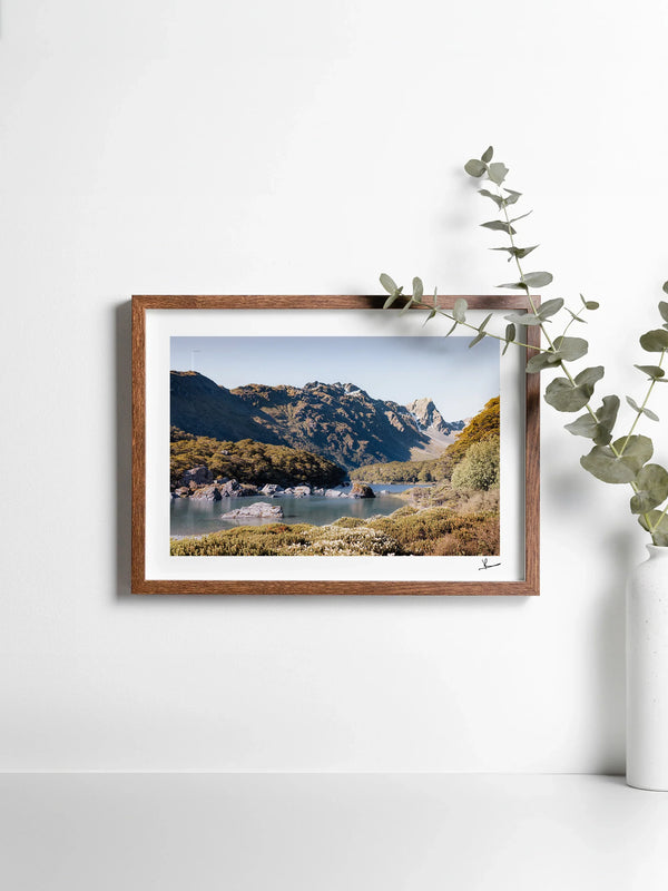 Lake Mackenzie – New Zealand Wall Art Print