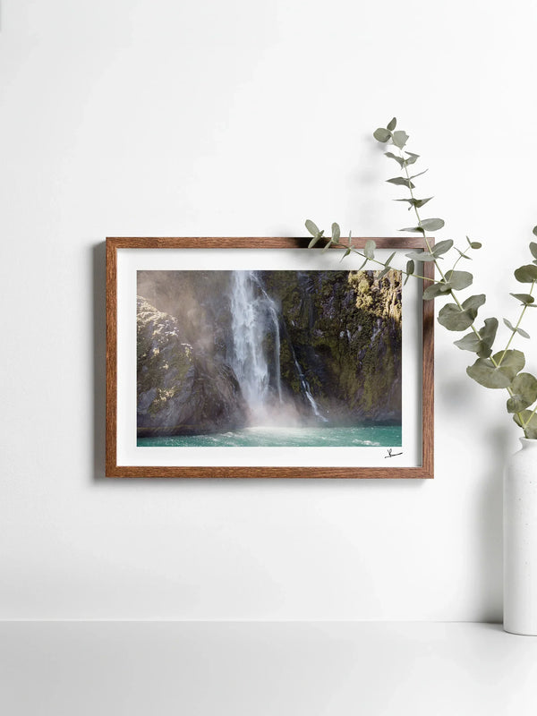 Stirling Falls 03 – Milford Sound New Zealand Wall Art Print