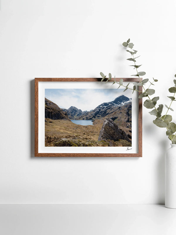 Lake Harris 01 – New Zealand Wall Art Print