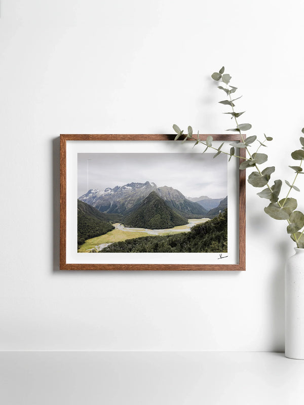 Routeburn Flats 01 – New Zealand Wall Art Print