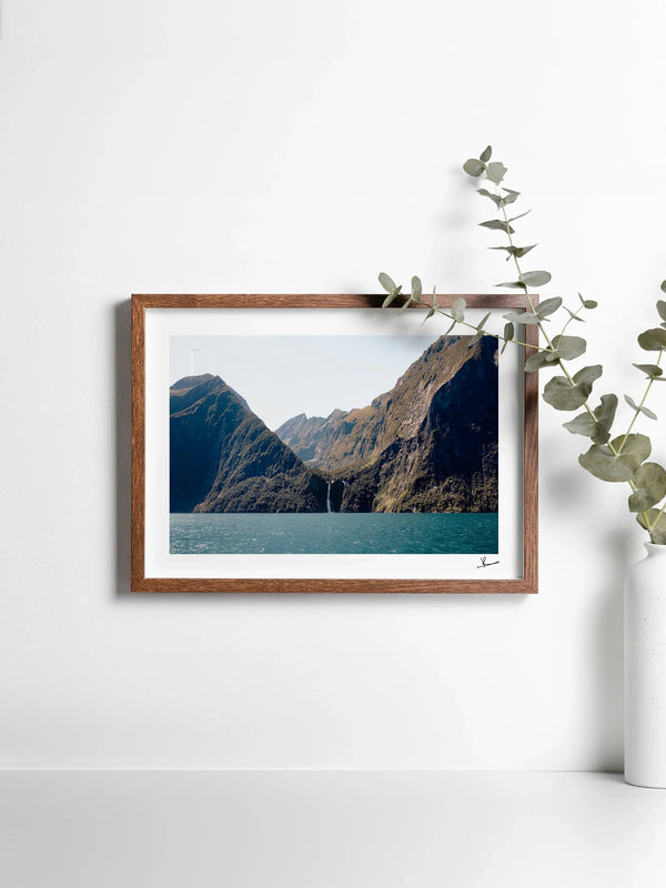 Stirling Falls 01 – Milford Sound New Zealand Wall Art Print