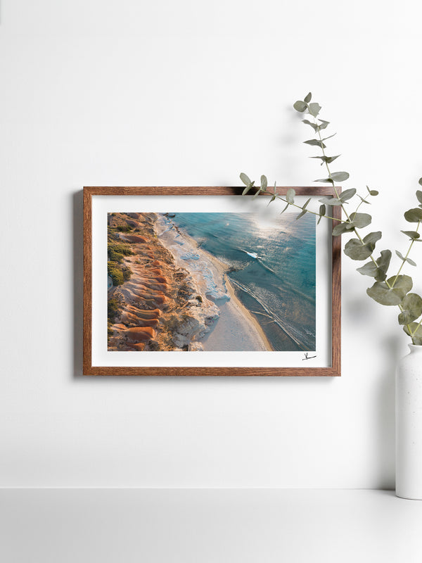 Golden Contours – South Australia Wall Art Print