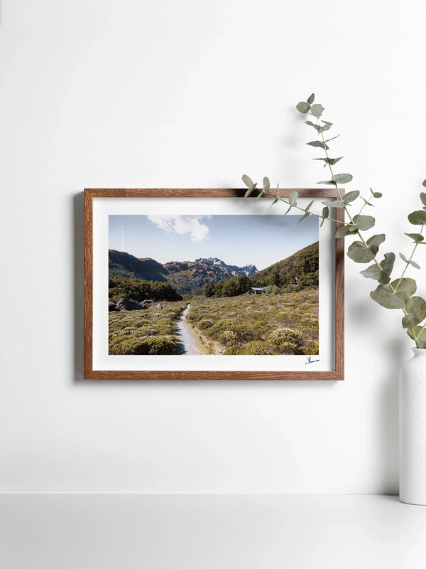 Arriving at Mackenzie Lodge – New Zealand Wall Art Print