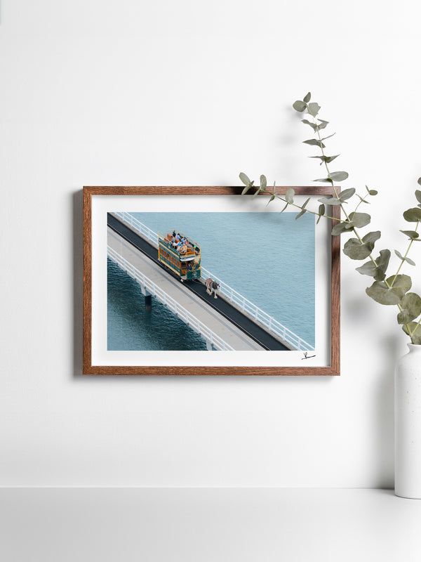 Victor Harbor Horse Drawn Tramway – South Australia Wall Art Print