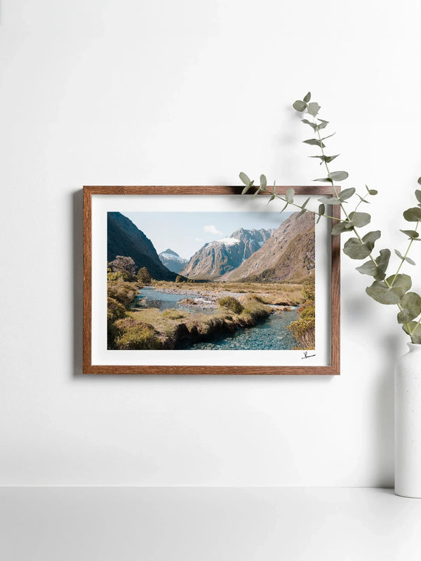 Fiordland Valley 02 – New Zealand Wall Art Print