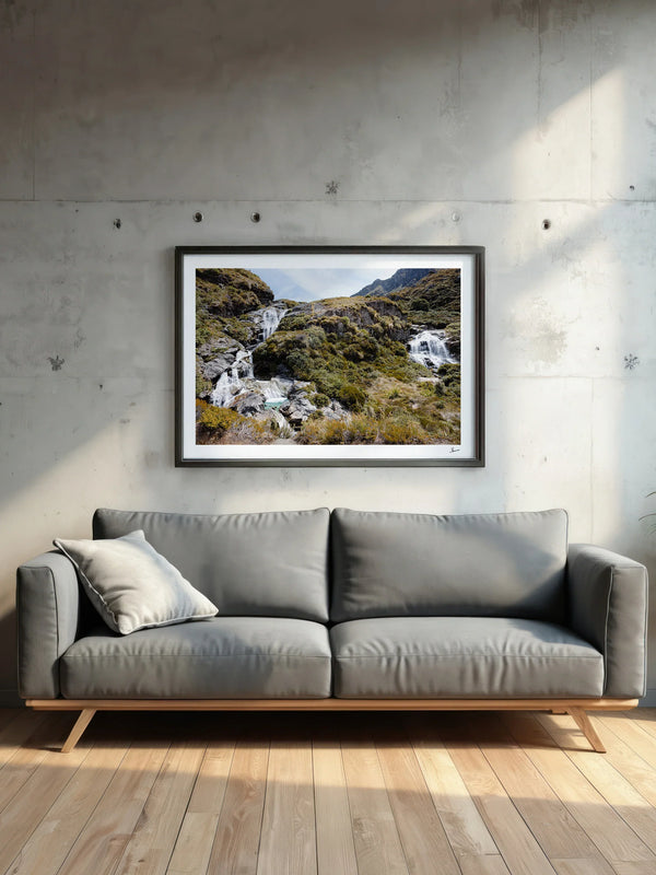 Routeburn Falls – New Zealand Wall Art Print