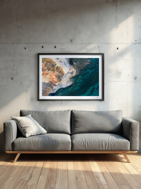 Ochre & Ocean – South Australia Wall Art Print
